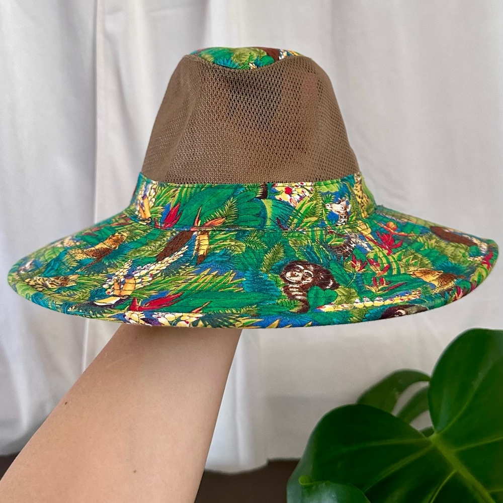 Vintage cotton tropical paradise hat